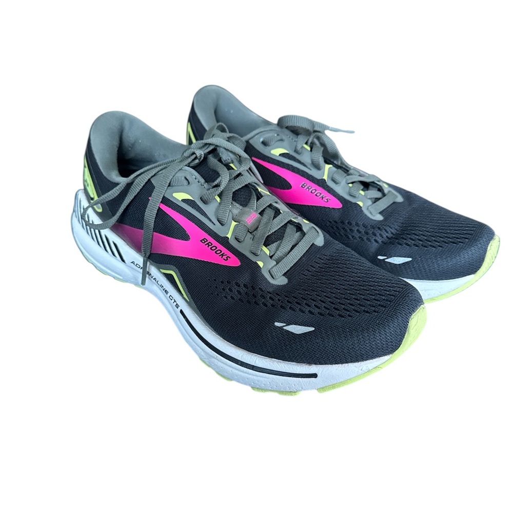 Brooks Women's Athletic Shoes - Black, Pink, and Yellow